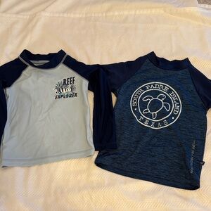 🔥5/$10🔥Carter's Kids Swim Rashguard Set - Navy and Gray